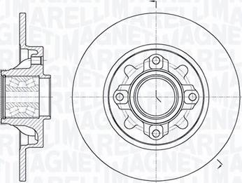 Magneti Marelli 361302040822 - Bremžu diski autodraugiem.lv