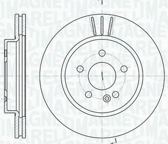 Magneti Marelli 361302040396 - Bremžu diski autodraugiem.lv