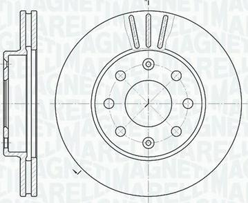 Magneti Marelli 361302040312 - Bremžu diski autodraugiem.lv