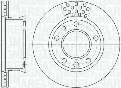 Magneti Marelli 361302040384 - Bremžu diski autodraugiem.lv