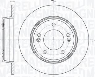 Magneti Marelli 361302040381 - Bremžu diski autodraugiem.lv