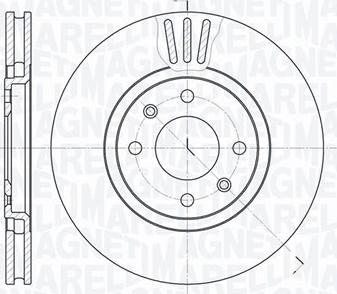 Magneti Marelli 361302040284 - Bremžu diski autodraugiem.lv