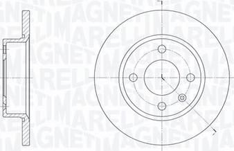 Magneti Marelli 361302040231 - Bremžu diski autodraugiem.lv
