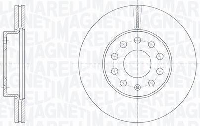 Magneti Marelli 361302040797 - Bremžu diski autodraugiem.lv