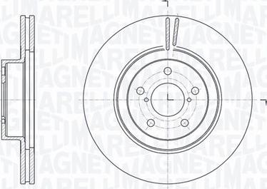 Magneti Marelli 361302040743 - Bremžu diski autodraugiem.lv