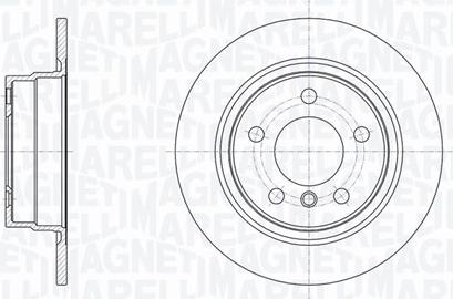 Magneti Marelli 361302040733 - Bremžu diski autodraugiem.lv