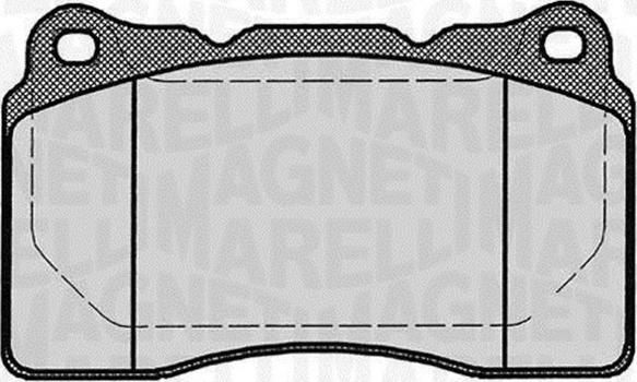 Magneti Marelli 363916060499 - Bremžu uzliku kompl., Disku bremzes autodraugiem.lv