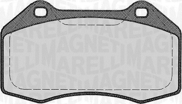 Magneti Marelli 363916060590 - Bremžu uzliku kompl., Disku bremzes autodraugiem.lv
