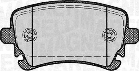Magneti Marelli 363916060602 - Bremžu uzliku kompl., Disku bremzes autodraugiem.lv