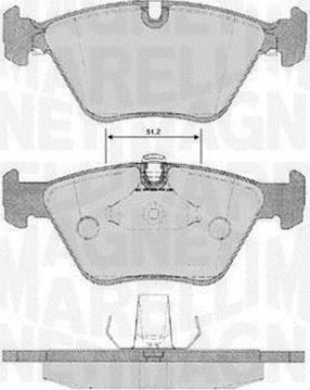 Magneti Marelli 363916060159 - Bremžu uzliku kompl., Disku bremzes autodraugiem.lv