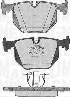 Magneti Marelli 363916060152 - Bremžu uzliku kompl., Disku bremzes autodraugiem.lv