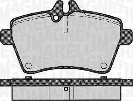 Magneti Marelli 363916060309 - Bremžu uzliku kompl., Disku bremzes autodraugiem.lv