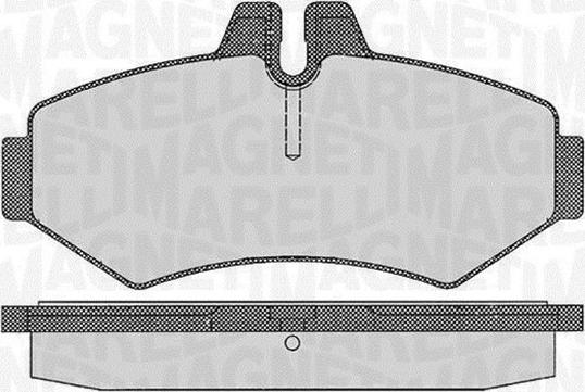 Magneti Marelli 363916060319 - Bremžu uzliku kompl., Disku bremzes autodraugiem.lv