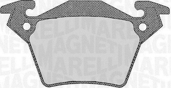 Magneti Marelli 363916060328 - Bremžu uzliku kompl., Disku bremzes autodraugiem.lv