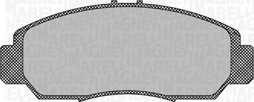 Magneti Marelli 363916060702 - Bremžu uzliku kompl., Disku bremzes autodraugiem.lv