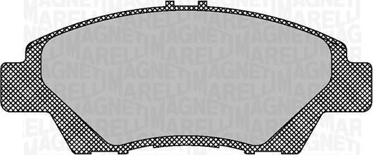 Magneti Marelli 363916060707 - Bremžu uzliku kompl., Disku bremzes autodraugiem.lv