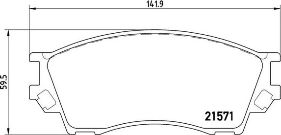 Magneti Marelli 363700449019 - Bremžu uzliku kompl., Disku bremzes autodraugiem.lv