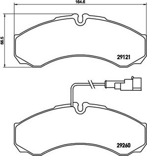 Japanparts JPP-100AF - Bremžu uzliku kompl., Disku bremzes autodraugiem.lv