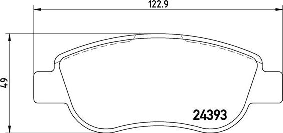 Magneti Marelli 363700468049 - Bremžu uzliku kompl., Disku bremzes autodraugiem.lv