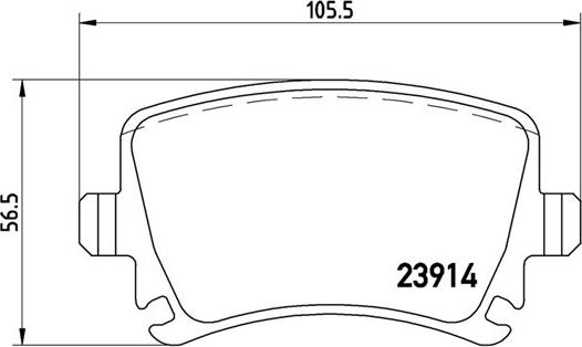 Magneti Marelli 363700485073 - Bremžu uzliku kompl., Disku bremzes autodraugiem.lv