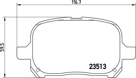 Magneti Marelli 363700483040 - Bremžu uzliku kompl., Disku bremzes autodraugiem.lv