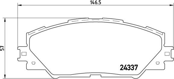 Magneti Marelli 363700483071 - Bremžu uzliku kompl., Disku bremzes autodraugiem.lv