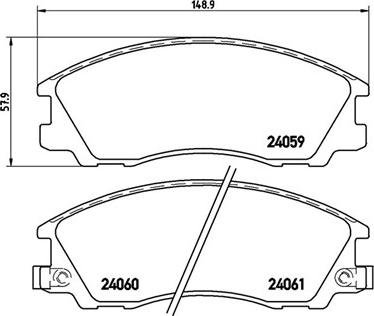 Magneti Marelli 363700430017 - Bremžu uzliku kompl., Disku bremzes autodraugiem.lv