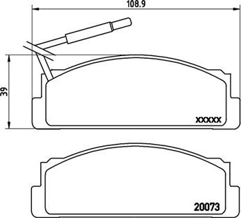 TRW Engine Component GDB296 - Bremžu uzliku kompl., Disku bremzes autodraugiem.lv