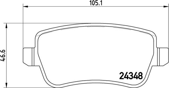 Magneti Marelli 363700423101 - Bremžu uzliku kompl., Disku bremzes autodraugiem.lv