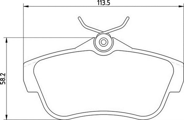 Magneti Marelli 363700201710 - Bremžu uzliku kompl., Disku bremzes autodraugiem.lv