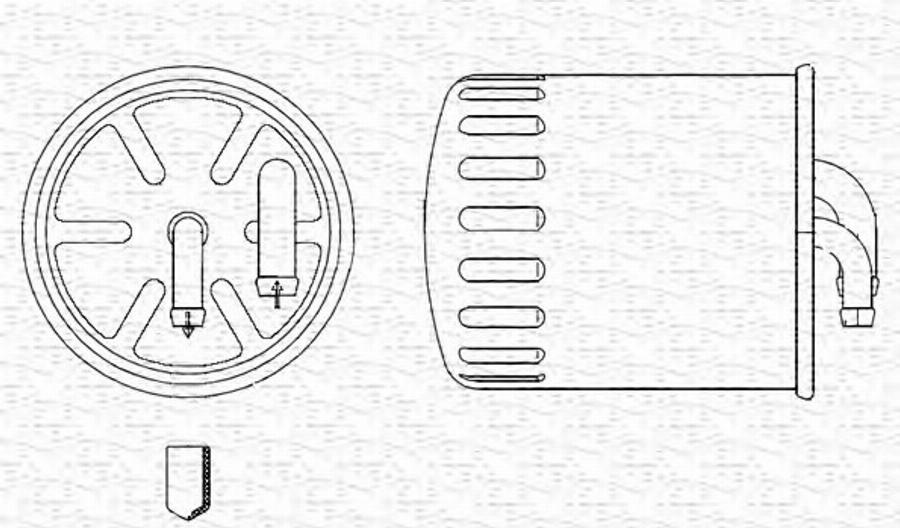 Magneti Marelli 213908540000 - Degvielas filtrs autodraugiem.lv