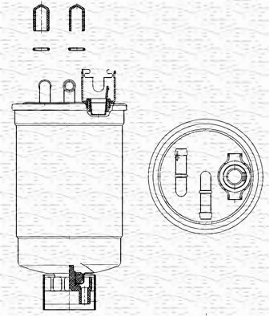 Magneti Marelli 213908565000 - Degvielas filtrs autodraugiem.lv