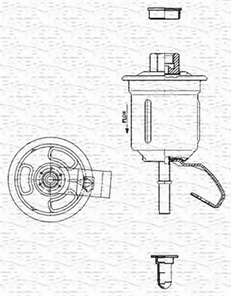 Magneti Marelli 213908307600 - Degvielas filtrs autodraugiem.lv