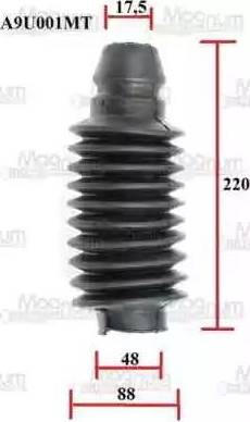 Magnum Technology A9U001 - Aizsargvāciņš / Putekļusargs, Amortizators autodraugiem.lv
