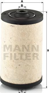 Mann-Filter BFU 811 - Degvielas filtrs autodraugiem.lv