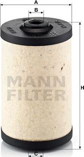 Mann-Filter BFU 700 x - Degvielas filtrs autodraugiem.lv