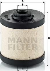 Mann-Filter BFU 715 - Degvielas filtrs autodraugiem.lv