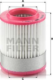 Mann-Filter C 1652/1 - Gaisa filtrs autodraugiem.lv
