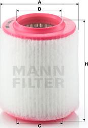 Mann-Filter C 1652/2 - Gaisa filtrs autodraugiem.lv