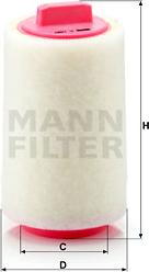 Mann-Filter C 1287 - Gaisa filtrs autodraugiem.lv
