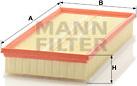 Mann-Filter C 37 153/1 - Gaisa filtrs autodraugiem.lv