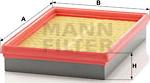 Mann-Filter C 2573 - Gaisa filtrs autodraugiem.lv