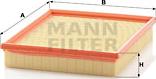 Mann-Filter C 2696 - Gaisa filtrs autodraugiem.lv