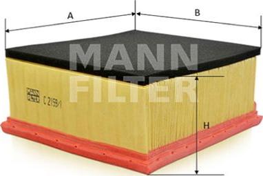 Mann-Filter C 2159/1 - Gaisa filtrs autodraugiem.lv
