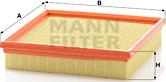 Mann-Filter C 2290 - Gaisa filtrs autodraugiem.lv