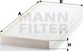 Mann-Filter CU 4580 - Filtrs, Salona telpas gaiss autodraugiem.lv