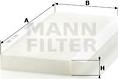 Mann-Filter CU 3554 - Filtrs, Salona telpas gaiss autodraugiem.lv