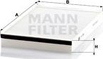 Mann-Filter CU 3054 - Filtrs, Salona telpas gaiss autodraugiem.lv