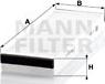 Mann-Filter CU 3023-2 - Filtrs, Salona telpas gaiss autodraugiem.lv