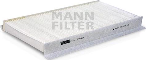 Mann-Filter CU 3162/1 - Filtrs, Salona telpas gaiss autodraugiem.lv